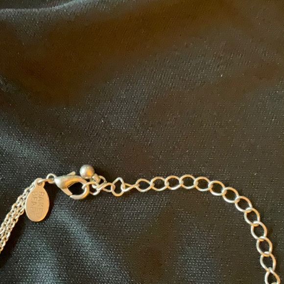 Baked Beads, Silvertone Necklace, Beautiful 🔥❤️🔥♥️🔥💙🔥💕🔥💚 - Picture 5 of 7